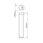 Светильник LGD-Path-Round90-H450B-7W Warm White | 020348 | Arlight