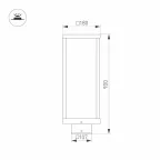 Светильник LGD-Path-Cub-H900B-12W Warm White | 021805 | Arlight