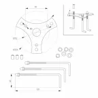 Светильник LGD-STEM-BOLL-H900-10W Warm3000 (GR, 185 deg, 230V) (Arlight, IP65 Металл, 3 года) | 029986 | Arlight