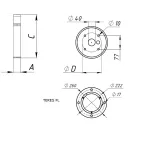 Светильник светодиодный TERES 10W 840 RAL9005 | 1583000160 | Световые Технологии