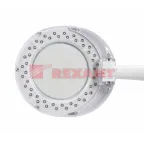 Лупа настольная 3D+12D с подсветкой 48 LED, белая | 31-0245 | REXANT