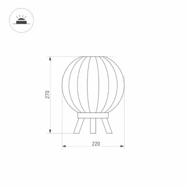 Светильник LGD-PEARL-TAB-7W Warm3000 (GR, 164 deg, 230V) (Arlight, IP65 Металл, 3 года) | 029974 | Arlight