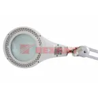 Лупа на струбцине , круглая, 5D, с подсветкой 90 LED, белая | 31-0403 | REXANT