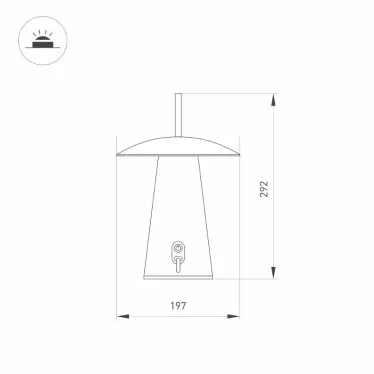 Светильник SP-PATIO-TAB-2W Warm3000 (WH, 127 deg) (Arlight, IP54 Металл, 2 года) | 030051 | Arlight
