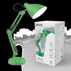 Светильник настольный GTL003 60W 220-240V E27 зеленый струбцина и основание 1/12 | GT0033 | Gauss