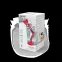 Светильник настольный GTL002 60W 220-240V E27 красный струбцина и основание 1/12 | GT0024 | Gauss