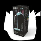 Светильник настольный Qplus GTL602 8W 600lm 4000K 170-265V бирюзовый диммируемый LED 1/8 | GT6023 | Gauss