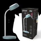 Светильник настольный Qplus GTL602 8W 600lm 4000K 170-265V бирюзовый диммируемый LED 1/8 | GT6023 | Gauss