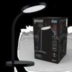Светильник настольный Qplus GTL503 8W 500lm 4000K 170-265V черный диммируемый USB LED 1/12 | GT5032 | Gauss