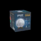 Светильник настольный NN002 3D Луна 1W RGB 5V Li-ion 450mA D10см белый c пультом LED 1/6/24 | NN002 | Gauss