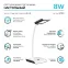 Светильник настольный GTL101 8W 550lm 4000K 220-240V белый c черным LED 1/20 | GT1012 | Gauss