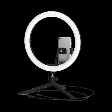 Светильник кольцевой 15W 800lm 3000-6500K 5V USB IP20 300*23мм черный дим пульт е LED 1/20 | RL003 | Gauss