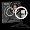 Светильник кольцевой 14W 700lm 3000-6500K 5V USB IP20 260*23мм черный дим пульт LED 1/20 | RL002 | Gauss