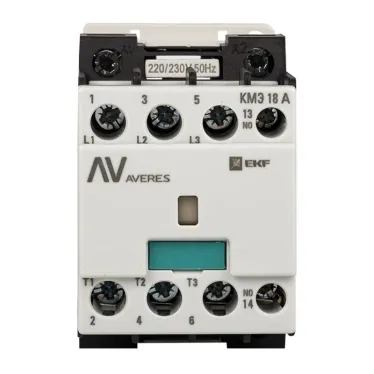 Контактор КМЭ 18А 1NC 400В АС EKF AVERES | ctr-s-18-01-400-av | EKF