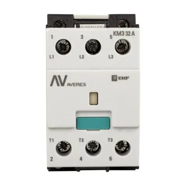 Контактор КМЭ 32А 400В АС EKF AVERES | ctr-s-32-00-400-av | EKF