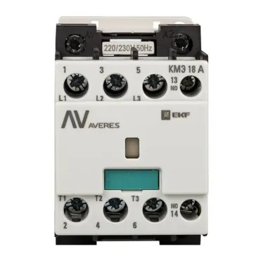 Контактор КМЭ 18А 1NC 400В АС EKF AVERES | ctr-s-18-01-400-av | EKF