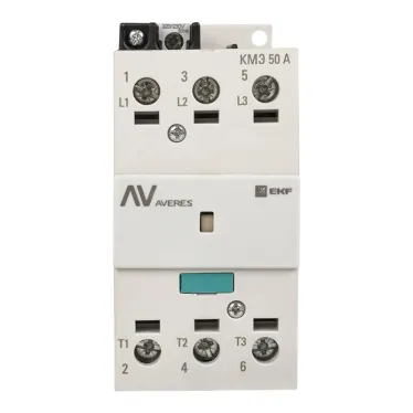 Контактор КМЭ 50А 400В АС EKF AVERES | ctr-s-50-00-400-av | EKF