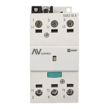 Контактор КМЭ 50А 400В АС EKF AVERES | ctr-s-50-00-400-av | EKF
