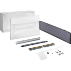Practibox S Пластиковый щиток Навесной (ЩРн-П) 1X18 Дымчатая дверь