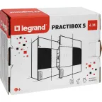 Practibox S Пластиковый щиток Встраиваемый (ЩРв-П) (в полые стены) 1X4 Белая дверь