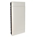 Practibox S Пластиковый щиток Встраиваемый (ЩРв-П) 4X12 Белая дверь