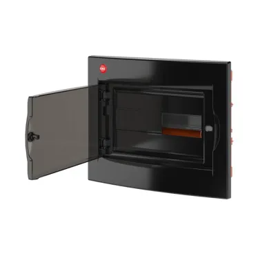 Щиток встраиваемый 12 модулей, IP41, черный | 82512 | DKC