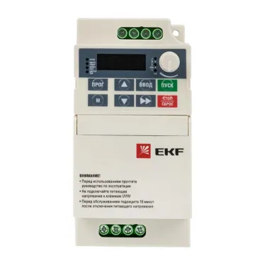 Преобразователь частоты 0,75 кВт 1х230В VECTOR-80 EKF Basic | VT80-0R7-1 | EKF