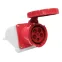 Розетка 145 стационарная 3Р+РЕ+N 125А 380В IP54  | SQ0602-0009 | TDM