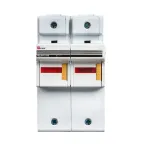 Предохранитель-разъединитель для ПВЦ 22x58 2P (с индикацией) | pr-22-58-2 | EKF