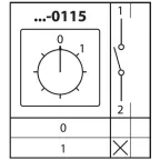 Кулачковый переключатель КПУ11-10/0115  | SQ0715-0131 | TDM