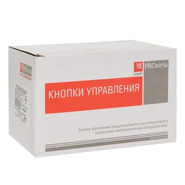 Кнопка ABLFS-22 с подсветкой красный NO+NC 230В EKF PROxima | ablfs-22-r | EKF