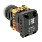 Кнопка ABLFS-22 с подсветкой красный NO+NC 230В EKF PROxima | ablfs-22-r | EKF