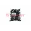 Выключатель клавишный 12V 20А (3с) ON-OFF черный ОВАЛ с желтой LED подсветкой | 36-2672 | REXANT