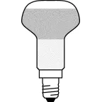 Лампа накаливания ЛОН с отражателем d50мм E14 25Вт 230В CONC R50 SP 25W 230V E14 FS1 | 4052899180468 | Osram