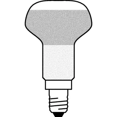 Лампа накаливания ЛОН с отражателем d50мм E14 25Вт 230В CONC R50 SP 25W 230V E14 FS1 | 4052899180468 | Osram