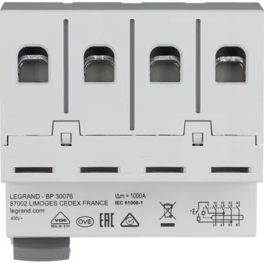 ВДТ RX3 - 4П - 25 А - тип AC - 30 мА - 4 модуля
