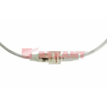 Соединительный кабель (2pin) герметичный (IP67) 2х0.35 мм² 300 V прозрачный | 11-9322 | REXANT