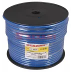 Кабель микрофонный 2х0,25 кв.мм, D 6,8 мм, синий, бухта 100 м | 01-6028 | REXANT