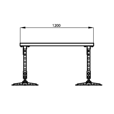 Опорная конструкция для установки оборудования TECHNORAPTOR FOOT 1000х1200 HD