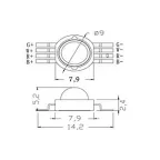 Мощный светодиод ARPL-4W-EPA-RGBW (350mA) | 020332 | Arlight