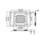 Мощный светодиод ARPL-100W-EPA-5060-WW (3500mA) | 018445 | Arlight