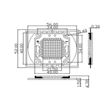 Мощный светодиод ARPL-100W-EPA-5060-WW (3500mA) | 018445 | Arlight