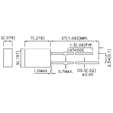 Светодиод ARL-2507UWC-1.2cd | 021968 | Arlight