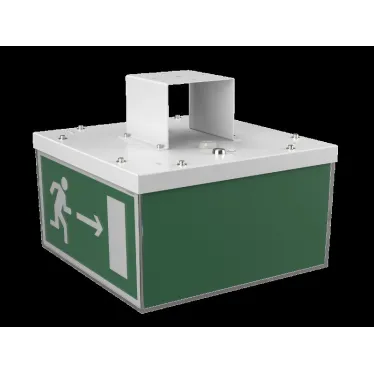 Световой указатель аварийного освещения светодиодный BS-CUBE-73-S1-STABILAR2 24Вт 3ч IP44 постоянный накладной | a15408 | Белый свет