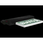 Световой указатель аварийного освещения BS-CANOE-71-S1 LED Black | a20991 | Белый свет