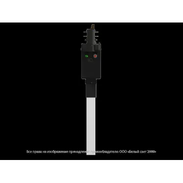 Световой указатель аварийного освещения BS-CANOE-71-S1 LED Black | a20991 | Белый свет