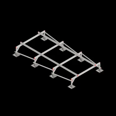 Опорная конструкция для установки оборудования TECHNORAPTOR STEELFOOT 2000х4000
