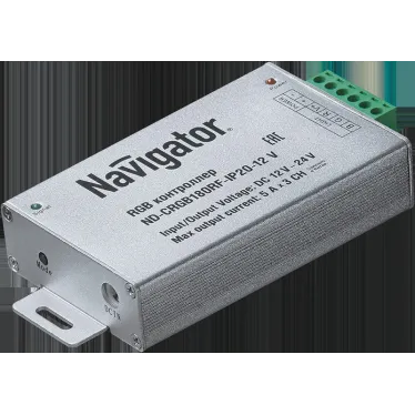 Контроллер для светодиодной ленты LED ND-CRGB180RF-IP20-12V недиммируемый 108Вт 12В IP20 | 71495 | Navigator
