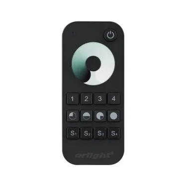 Пульт SMART-R24-DIM Black (4 зоны, 2.4G) | 023475 | Arlight