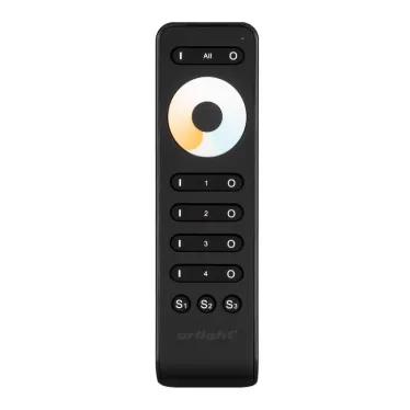 Пульт SMART-R33-MIX Black (4 зоны, 2.4G) (Arlight, IP20 Пластик, 5 лет) | 032942 | Arlight